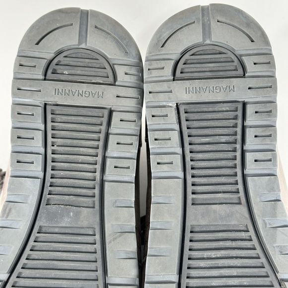 Magnanni Ibiza Mens Sneakers Shoes Size 11 Water Distressed Calf Skin 22652 Grey - Picture 14 of 16